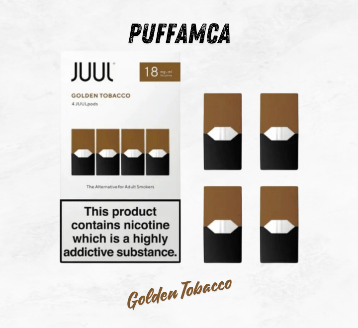 Juul Golden Tobacco 1.8% Pod Kartuş puffamca.net.tr
